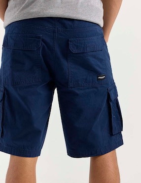 Bermuda Aéropostale de gabardina para hombre