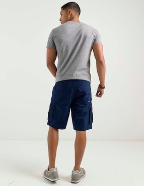 Bermuda Aéropostale de gabardina para hombre