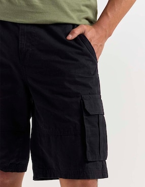 Bermuda Aéropostale de gabardina para hombre