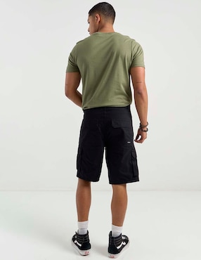 Bermuda Aéropostale de gabardina para hombre