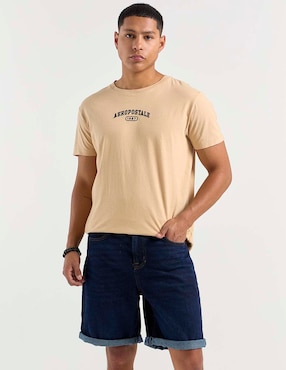 Bermuda Aéropostale de mezclilla para hombre
