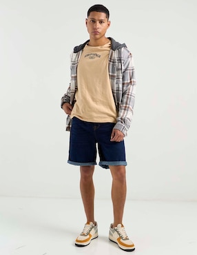Bermuda Aéropostale de mezclilla para hombre