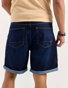 Bermuda Aéropostale de mezclilla para hombre