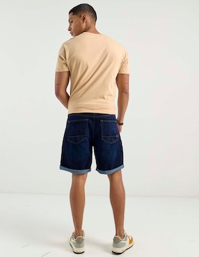 Bermuda Aéropostale de mezclilla para hombre