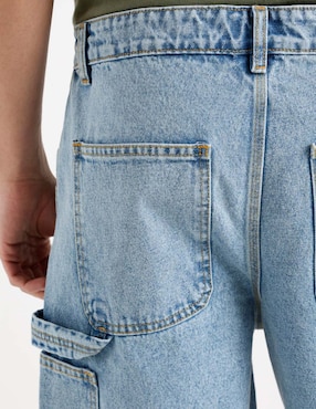 Bermuda Aéropostale de mezclilla para hombre