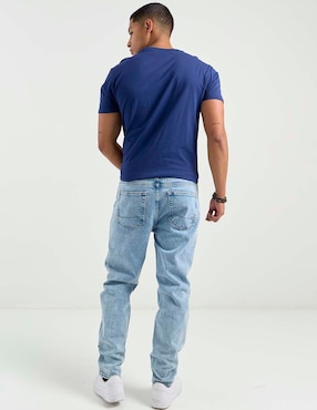 Jeans straight Aéropostale lavado claro para hombre