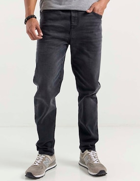 Jeans slim Aéropostale lavado stone wash para hombre