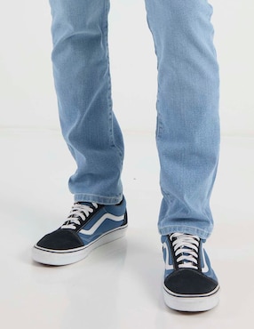 Jeans slim Aéropostale lavado stone wash para hombre