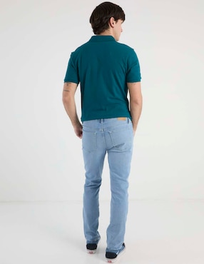 Jeans slim Aéropostale lavado stone wash para hombre