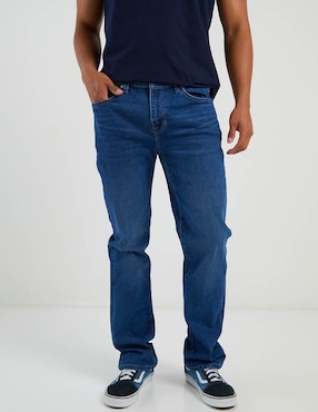 Jeans straight Aéropostale lavado obscuro para hombre