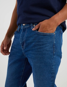 Jeans straight Aéropostale lavado obscuro para hombre