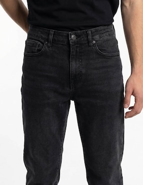 Jeans slim Aéropostale lavado obscuro para hombre