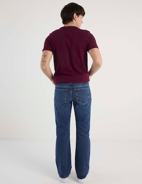 Jeans boot Aéropostale lavado whisker para hombre
