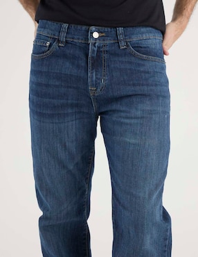 Jeans straight Aéropostale lavado whisker para hombre