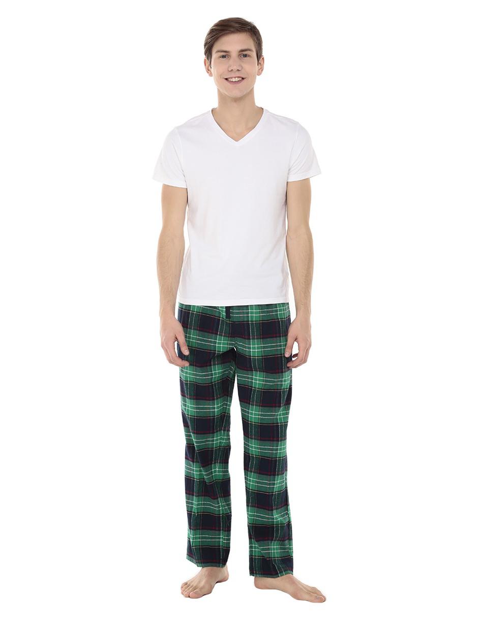 Pantalón pijama Aéropostale verde a cuadros