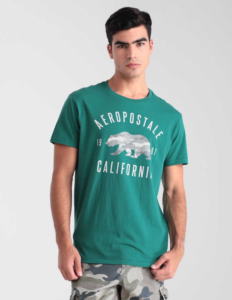 Playera Aéropostale cuello redondo estampada para hombre en Liverpool
