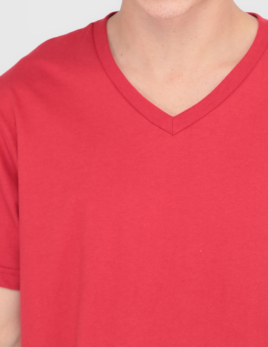 PLAYERA AERO 9874RE ALGODÓN, XG, ROJO