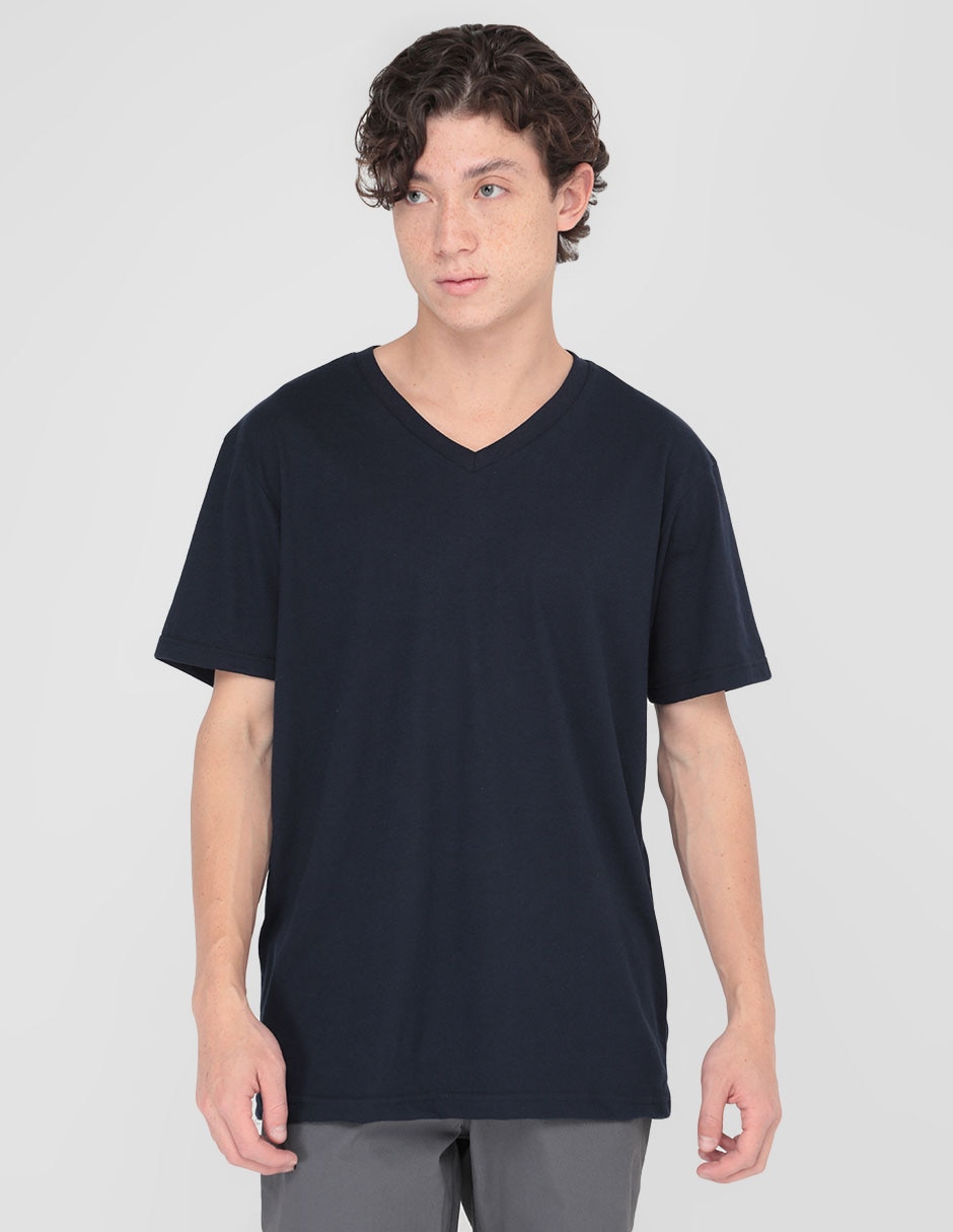 Playera cuello V para hombre Playera cuello V para hombre