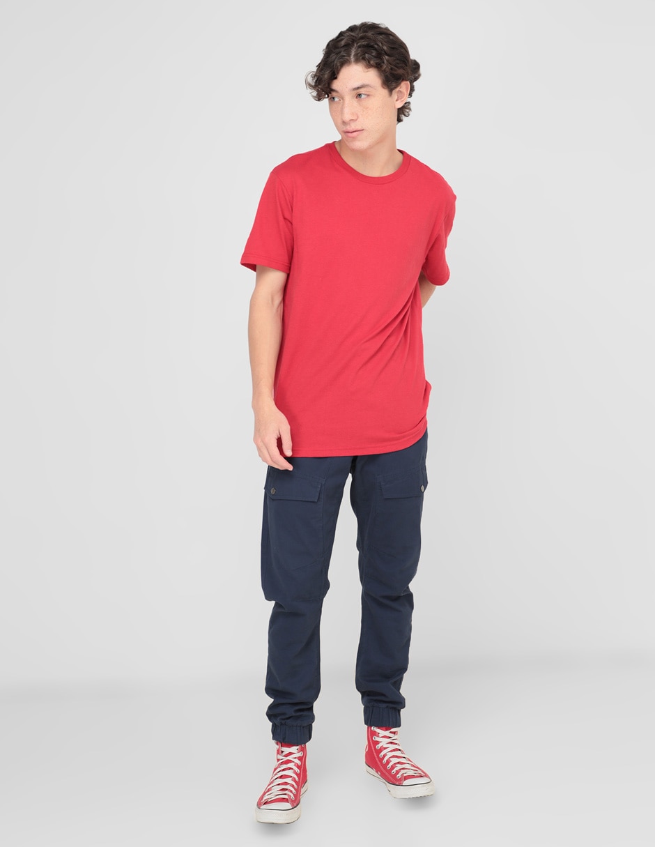 PLAYERA AERO 4085RE ALGODÓN, 2XG, ROJO