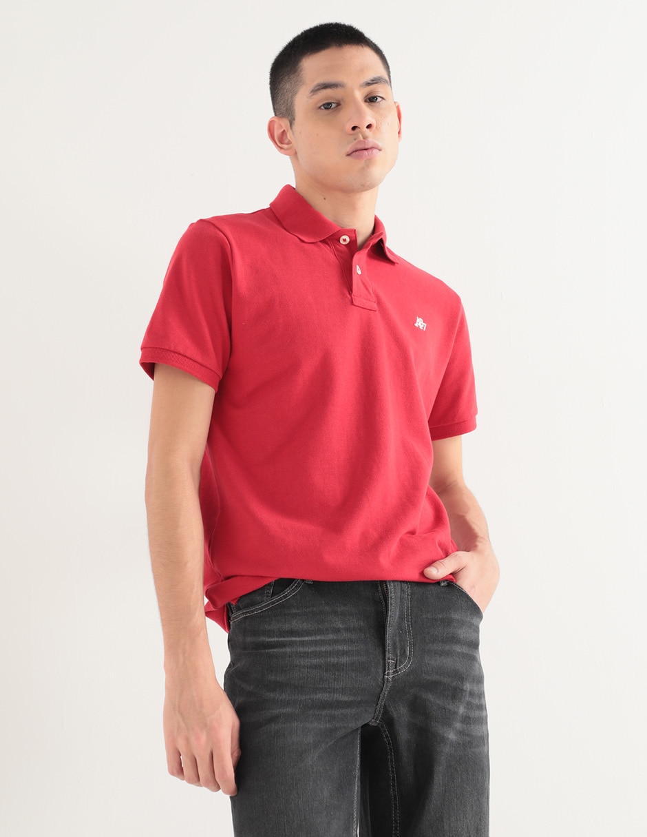 PLAYERA POLO AERO 4289BAS M, XCH, ROJO