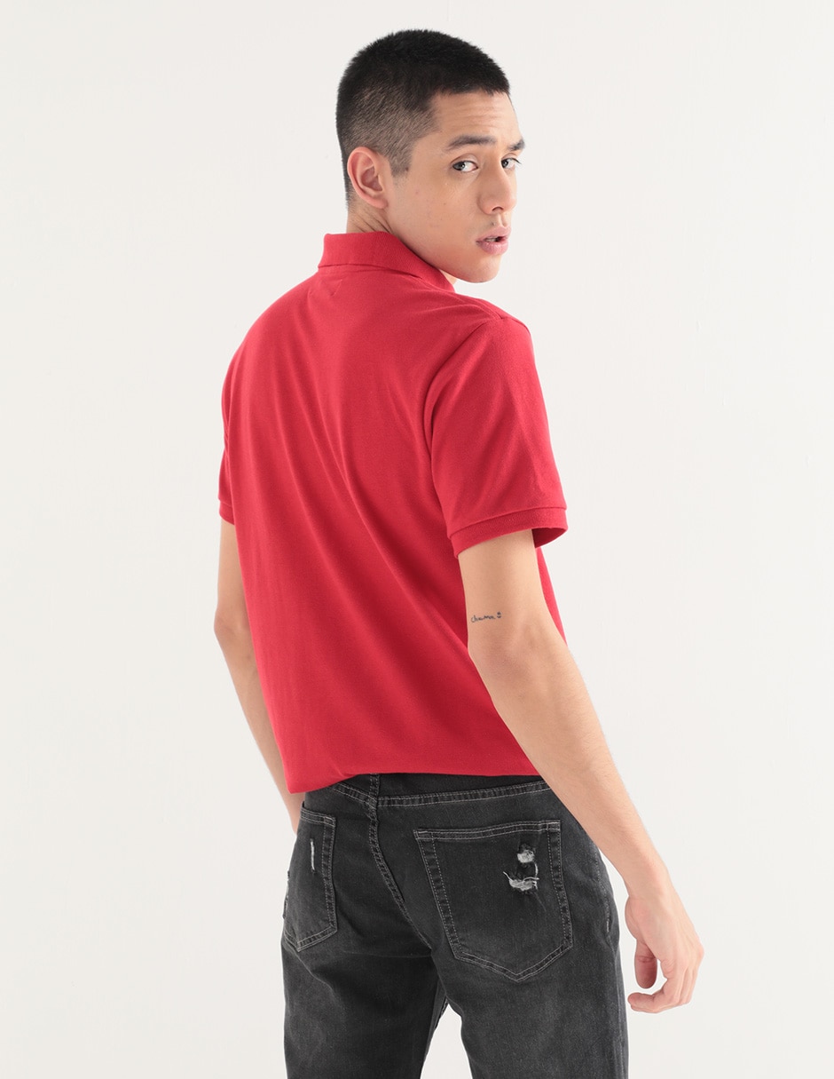 PLAYERA POLO AERO 4289BAS M, XCH, ROJO