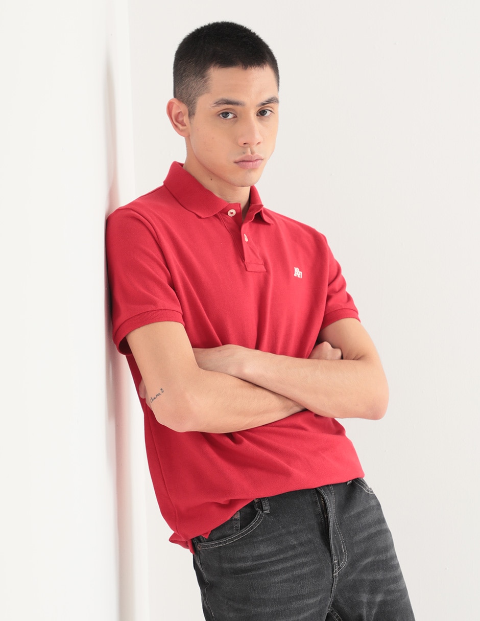 PLAYERA POLO AERO 4289BAS M, XCH, ROJO