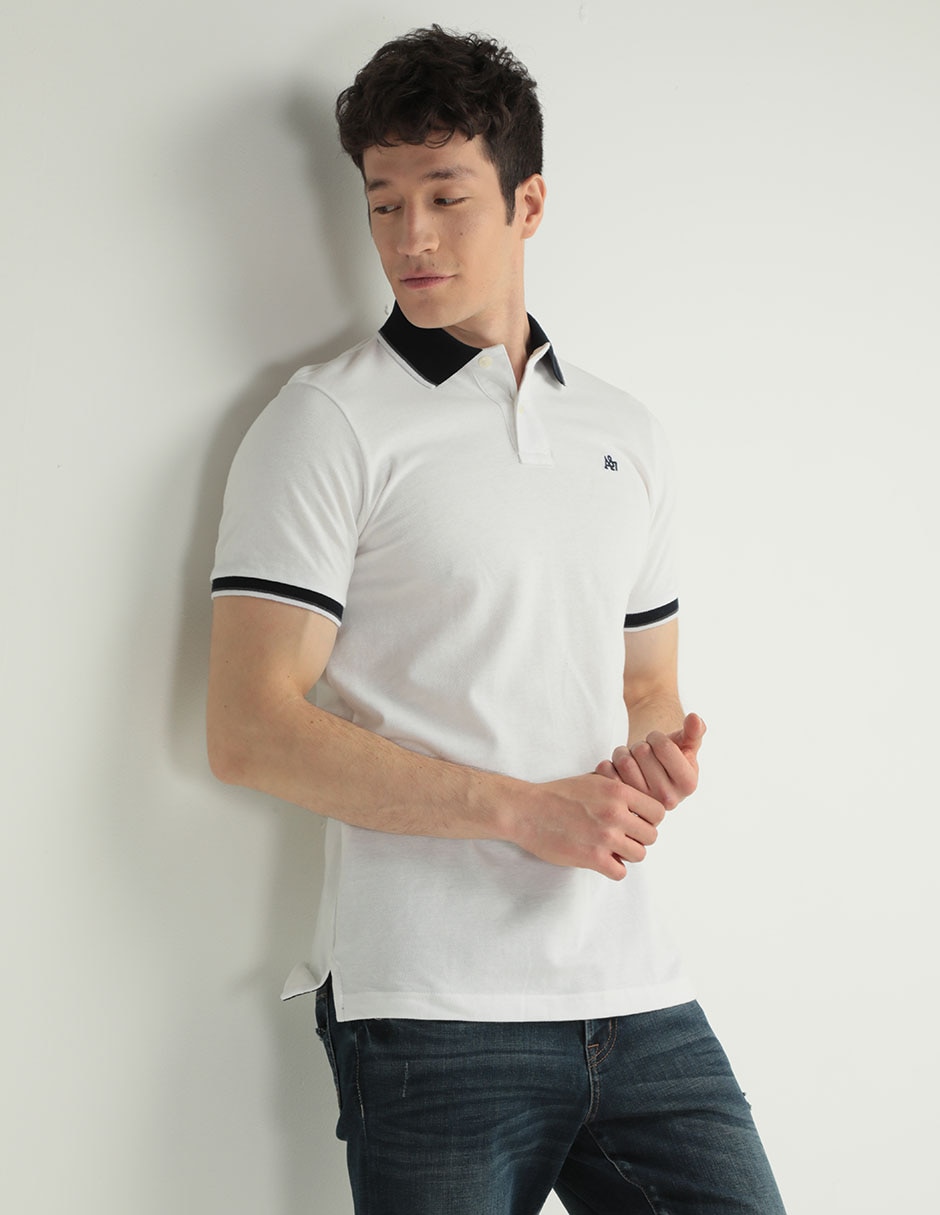 Playera tipo polo para hombre