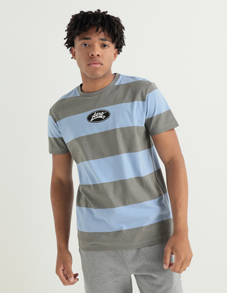 Playera A ropostale cuello redondo para hombre