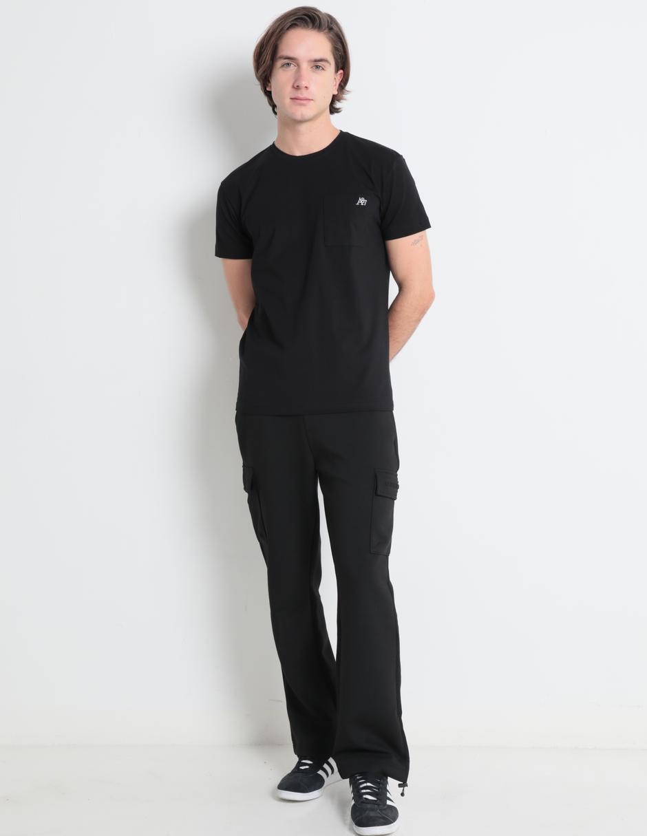 PLAYERA AERO A248131 ALGODÓN, M, NEGRO