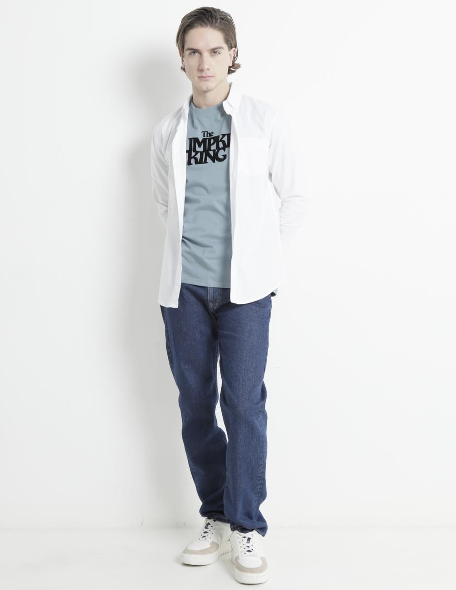 Camisa casual de algodón manga larga para hombre 3