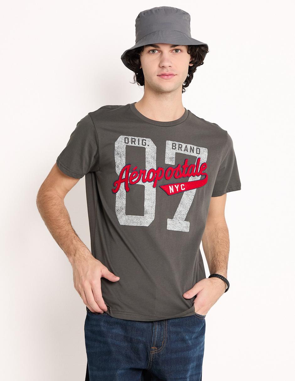 Playera cuello redondo para hombre 1