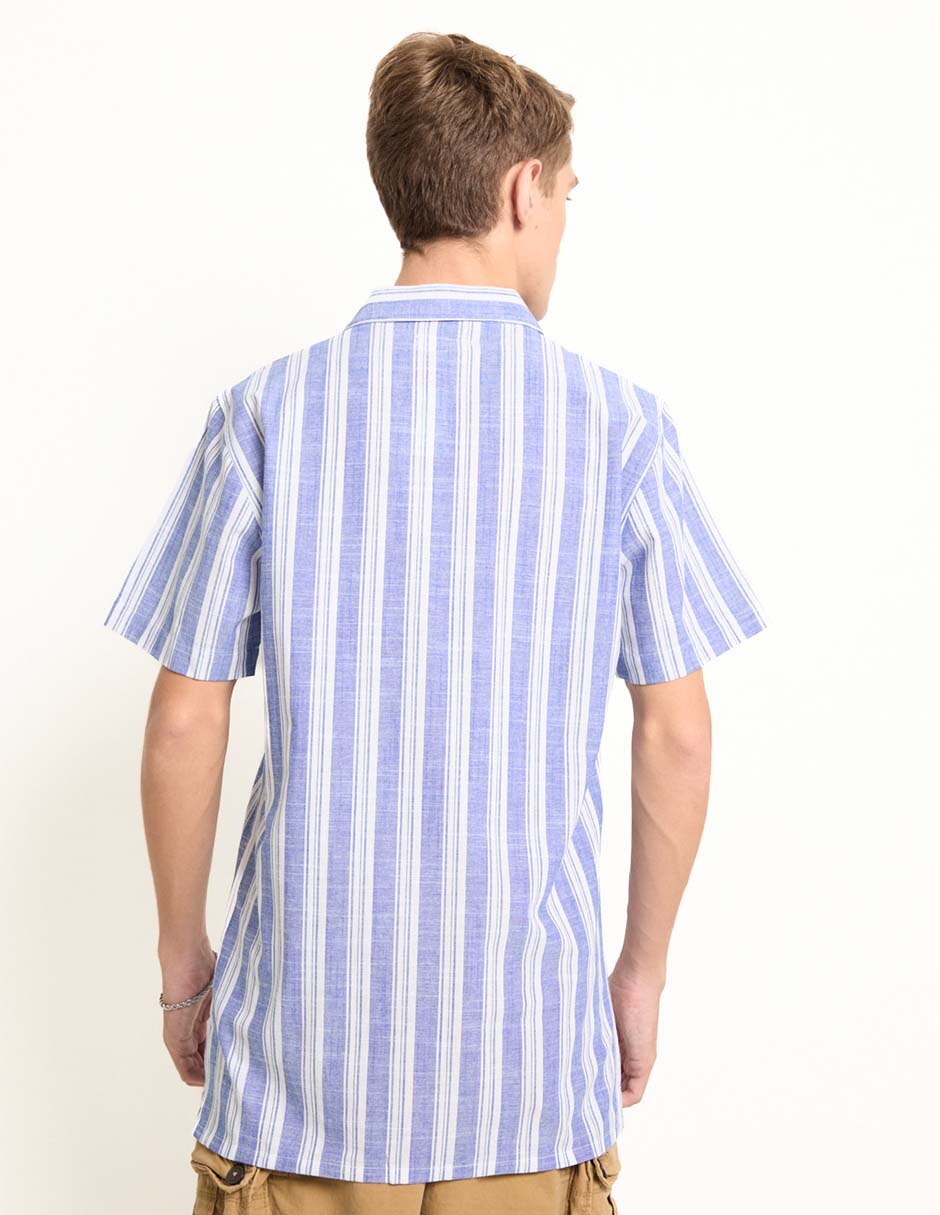 Camisa casual de algodón manga corta para hombre 2