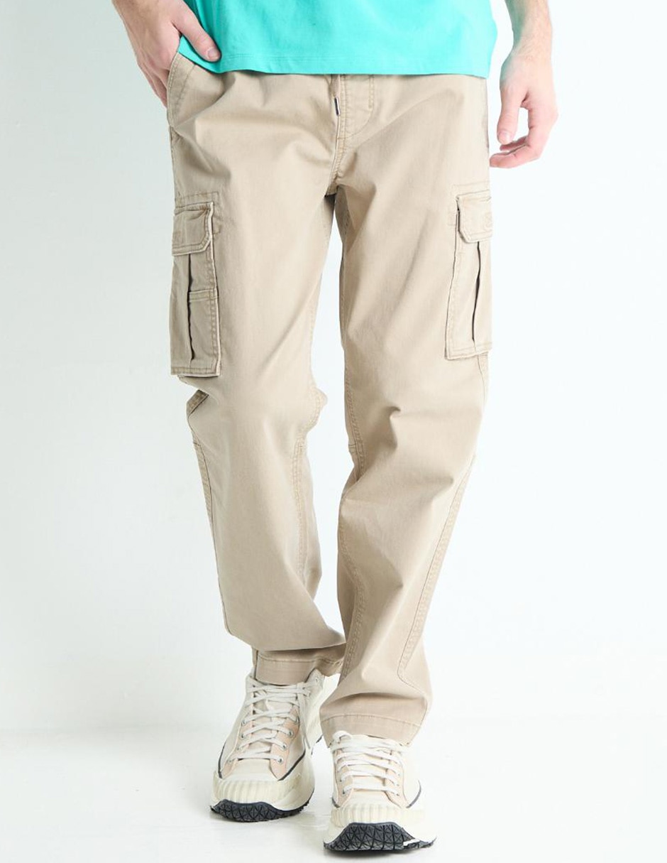 Pantalón cargo slim Aéropostale de algodón para hombre