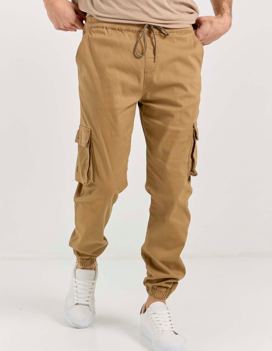 Pantalón jogger straight Aéropostale de algodón para hombre