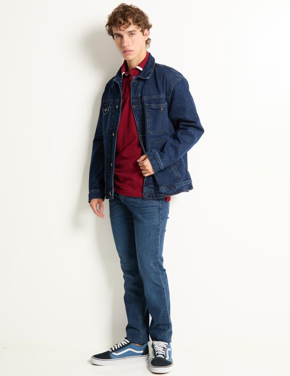 Jeans slim Aéropostale lavado obscuro para hombre 3