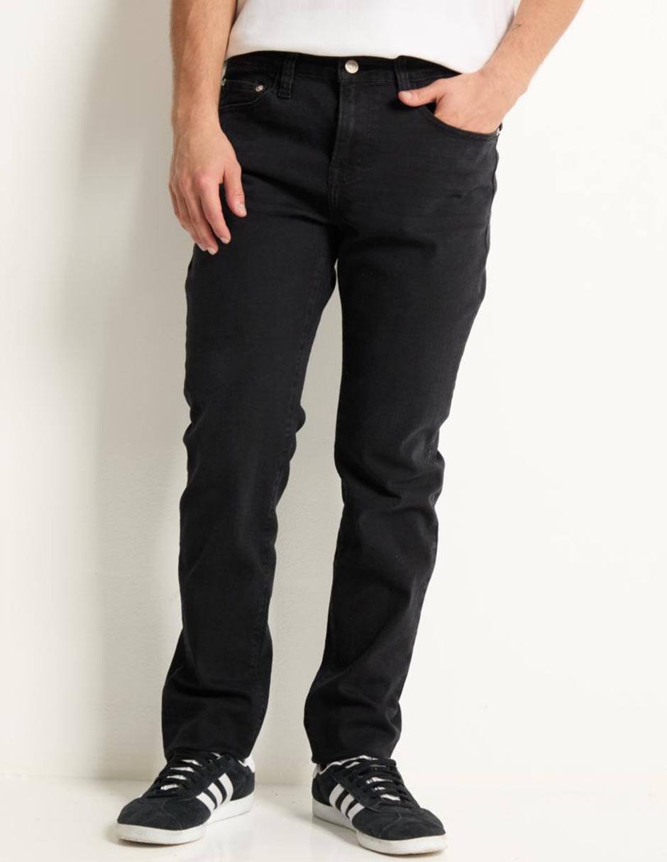 Jeans slim lavado obscuro para hombre