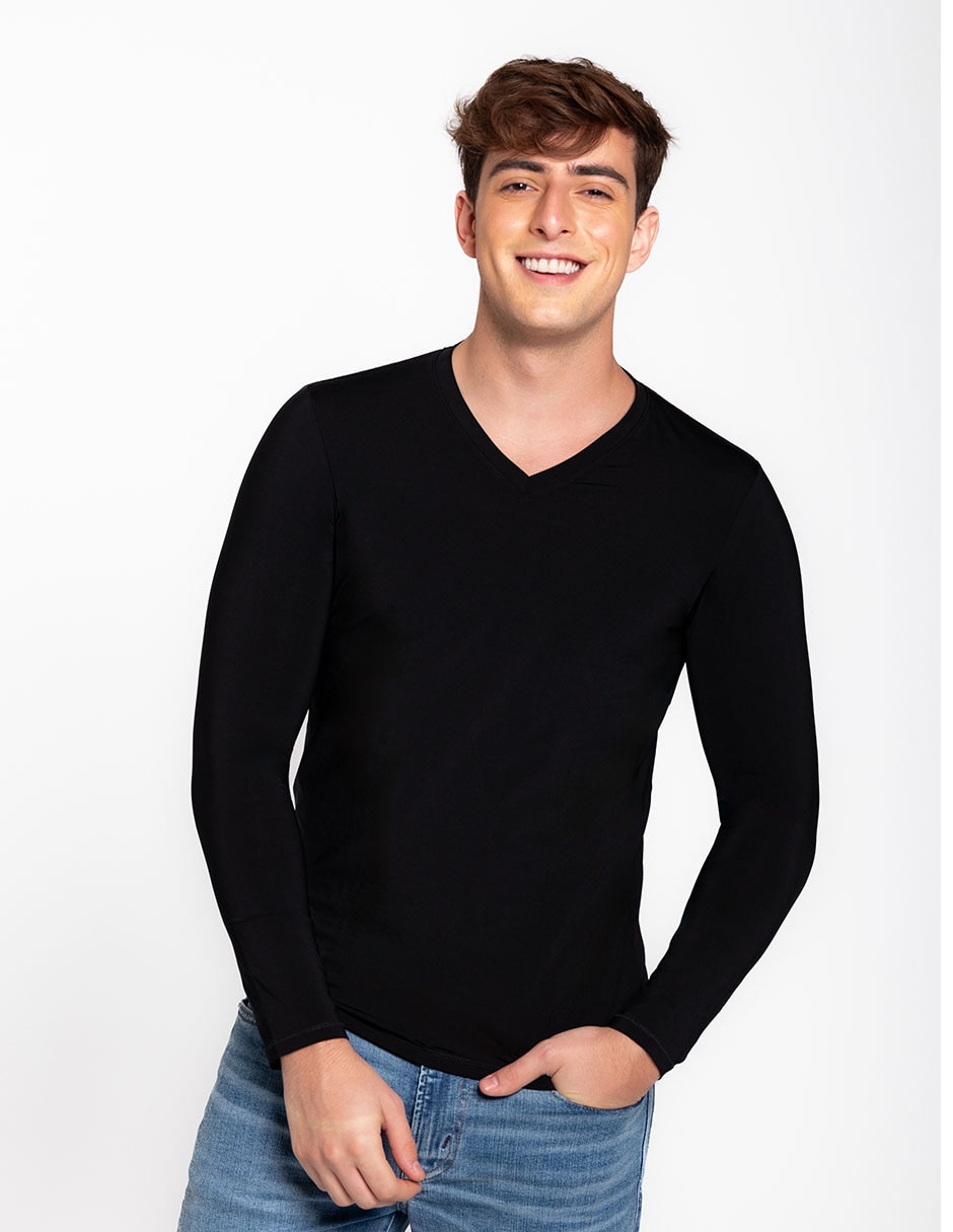 Playera cuello V para hombre Playera cuello V para hombre