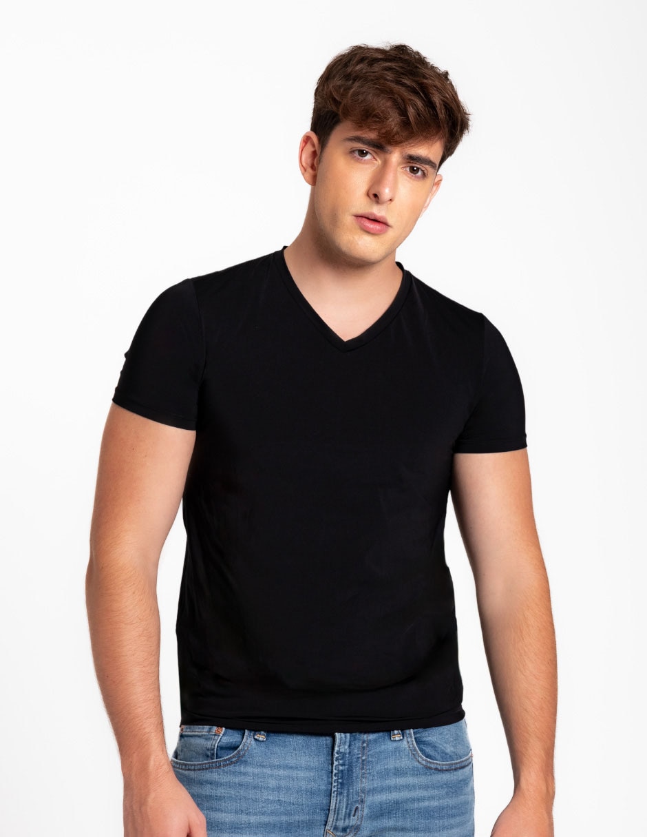 Playera cuello V para hombre Playera cuello V para hombre