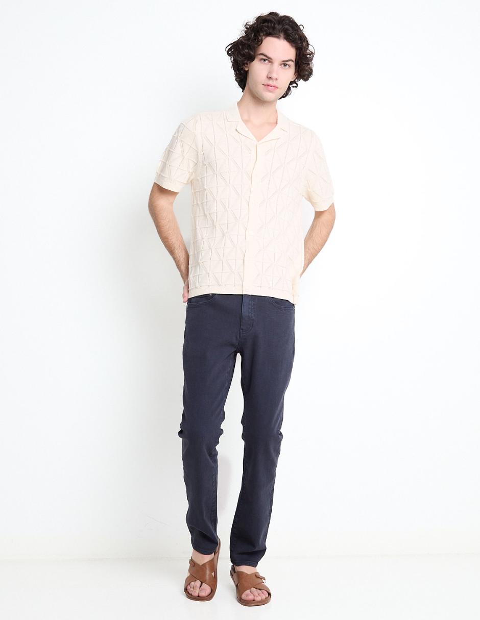 Camisa casual de algodón manga corta para hombre 3