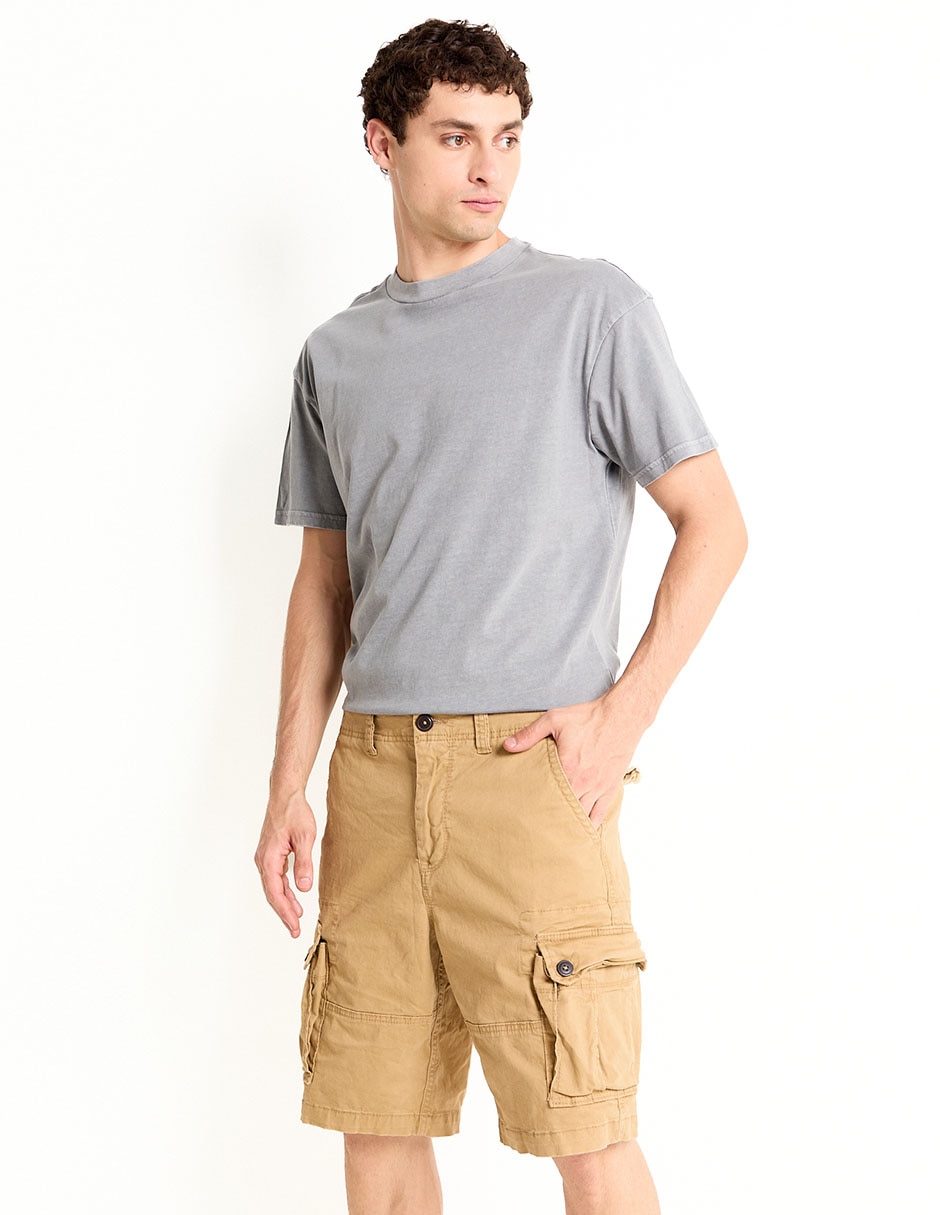 Bermuda de algodón para hombre