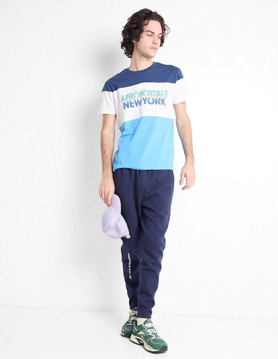 Pants regular con jareta para hombre 2