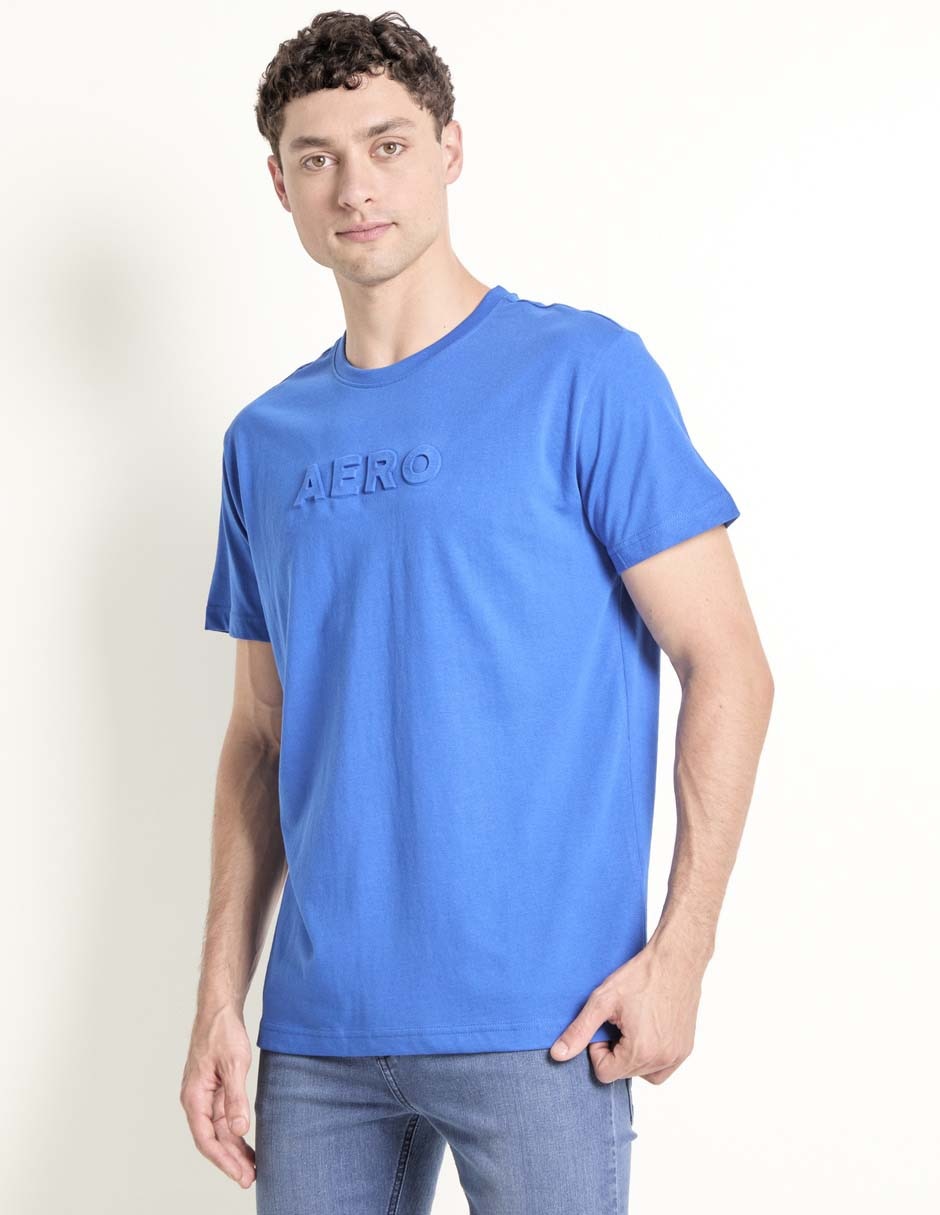 Playera cuello redondo para hombre