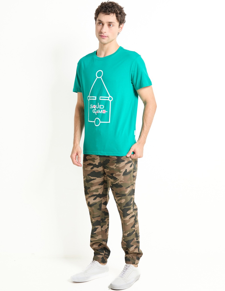 Playera squid game cuello redondo para hombre 3