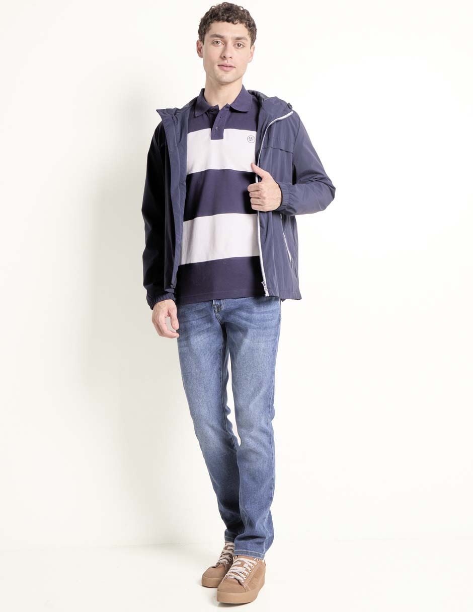 Jeans skinny deslavado para hombre 3