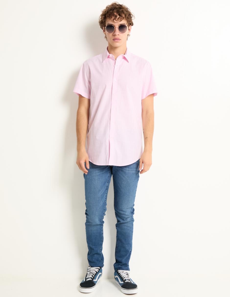 Jeans skinny deslavado para hombre 3