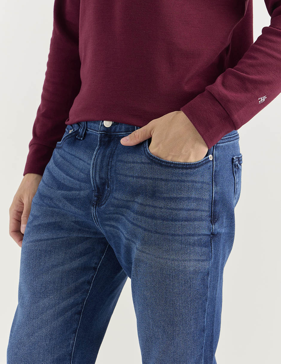 Jeans slim Aéropostale lavado stone wash para hombre 4