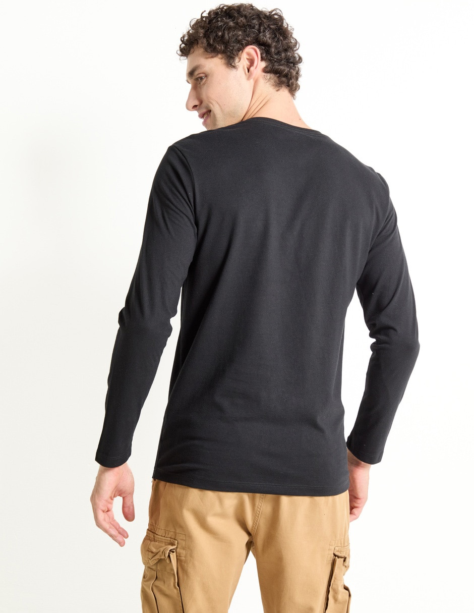 Playera cuello redondo para hombre 2