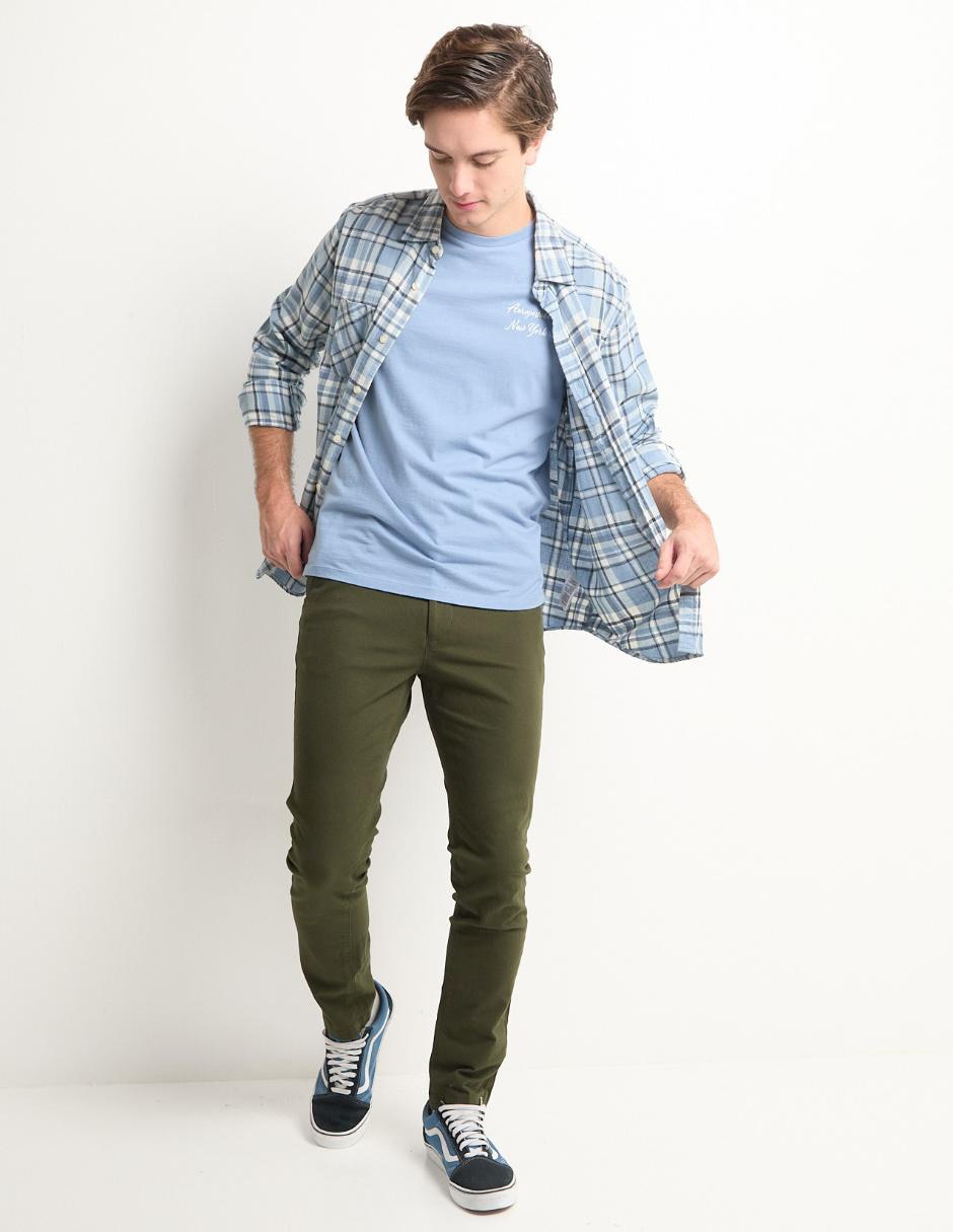 PANTALON AERO A248, 32-32, VERDE OLIVO