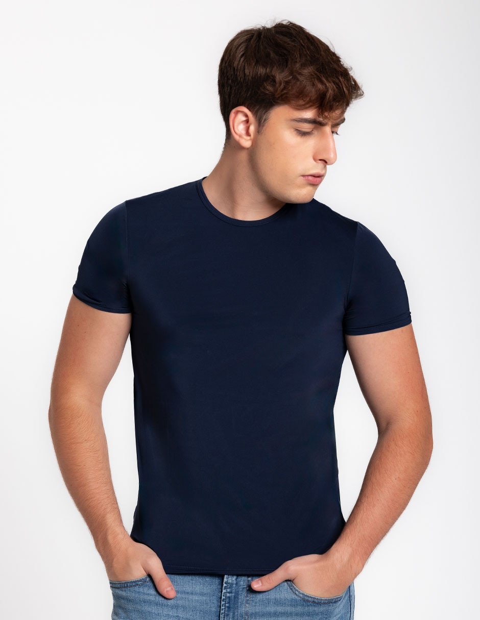 Playera cuello redondo para hombre