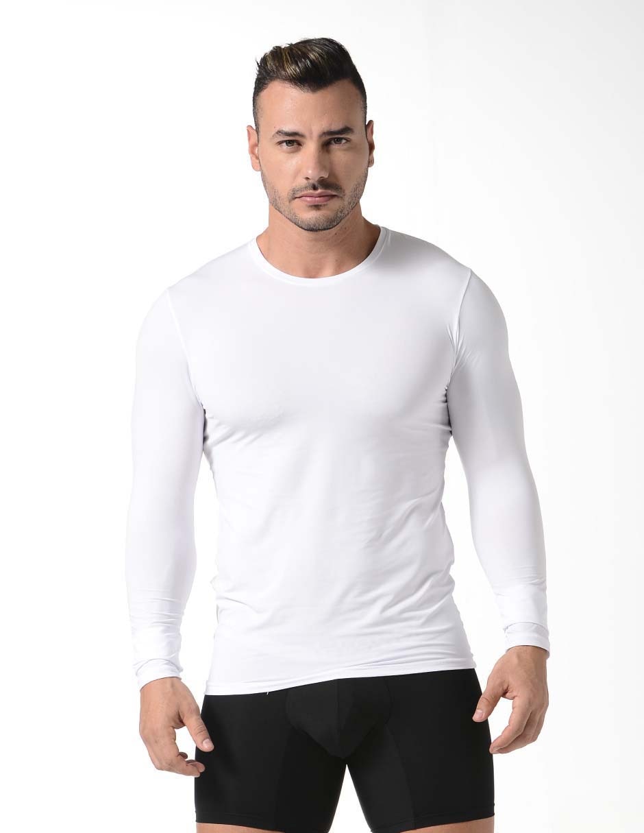 Playera exterior cuello redondo para hombre Playera exterior cuello redondo para hombre